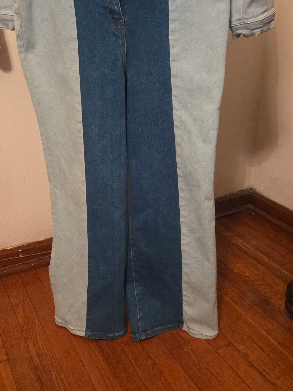 Eloquii Denim Jumpsuit - Picture 3 of 9